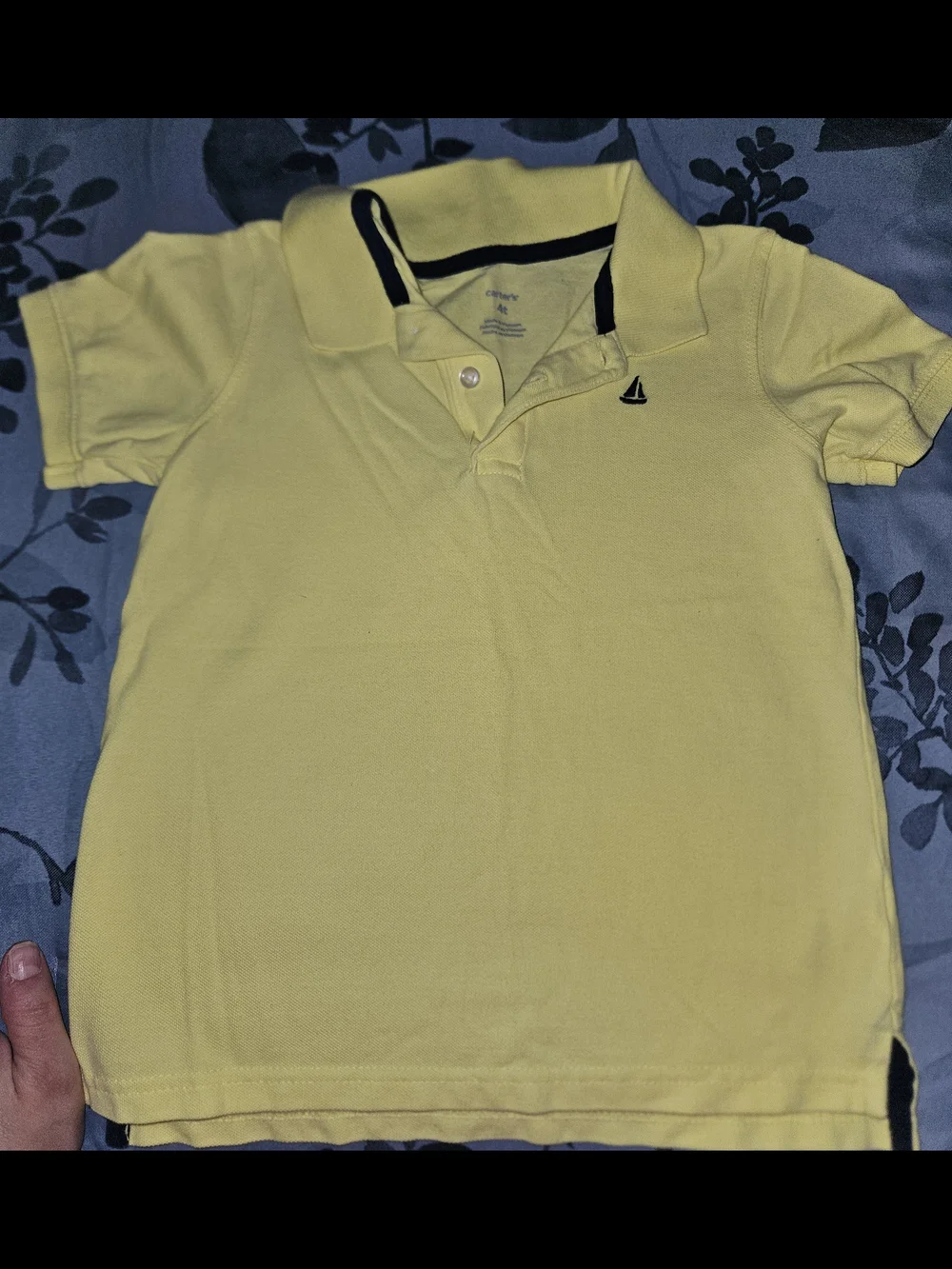 Carter's Toddler Boys Yellow Short-Sleeve Polo 4T